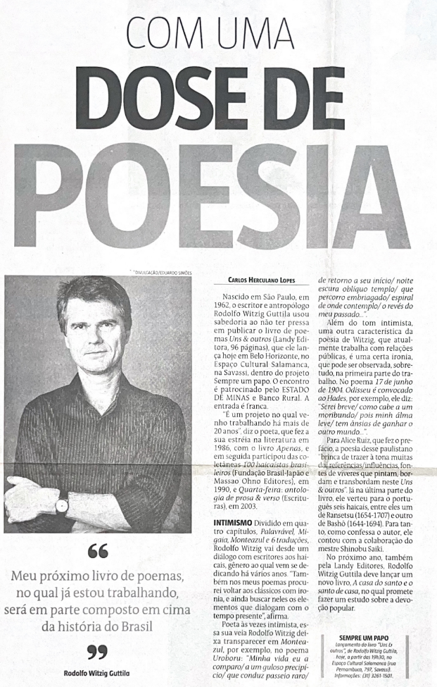 Com uma dose de poesia