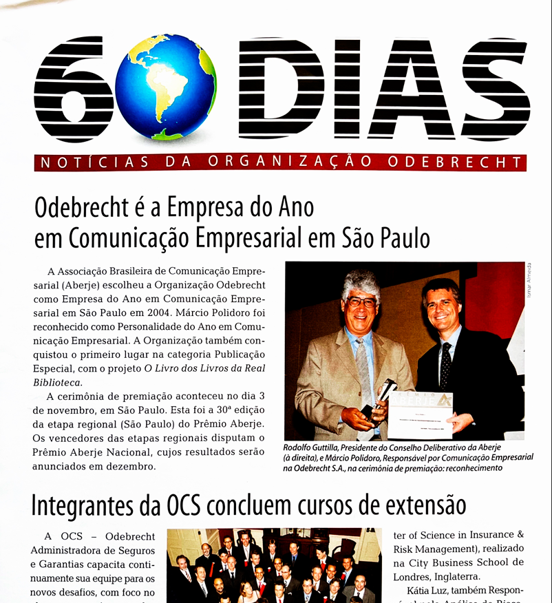 Odebrecht Informa I Odebrecht é a Empresa do Ano em Comunicação Empresarial em SP