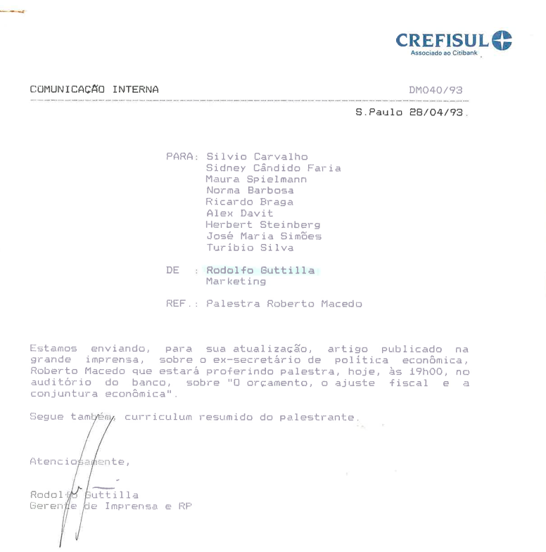 Comucação Interna CREFISUL