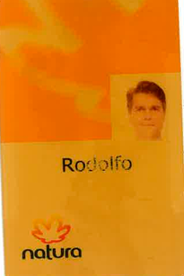 Crachá -NATURA – Rodolfo