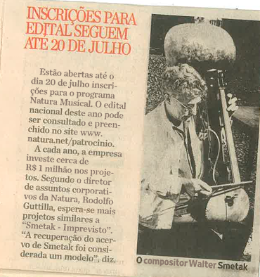 Inscrições para edital segue ate 20 de julho