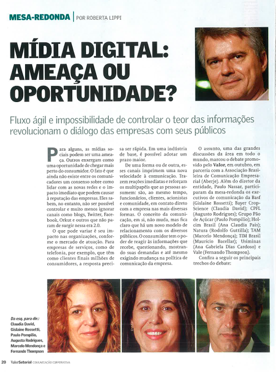 Mídia Digital: Ameaça ou Oportunidade?
