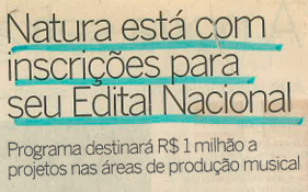 Natura está com inscrições para seu Edital Nacional