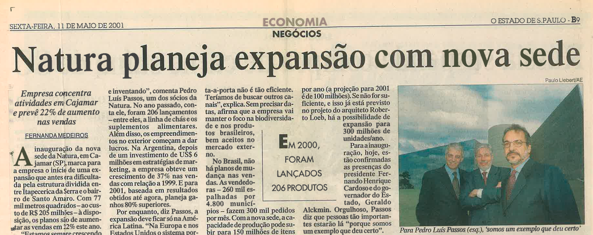 Natura planeja expansão