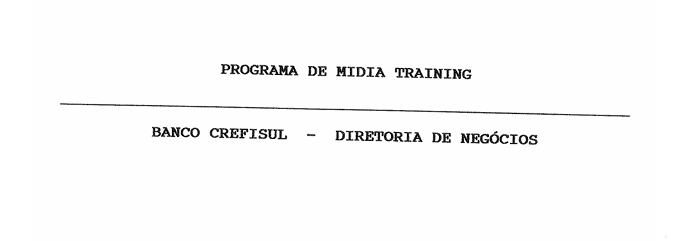 Programa de Midia Training