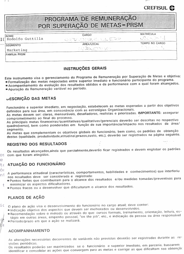 Programa de Renumeração