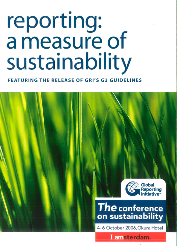 Reporting a measure of Sustainability