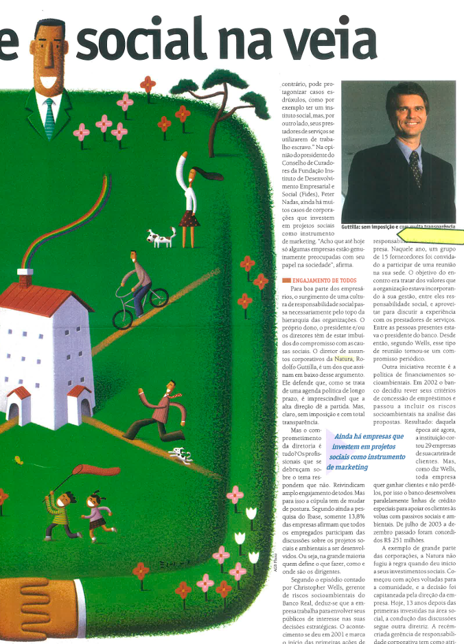 Responsabilidade social na veia