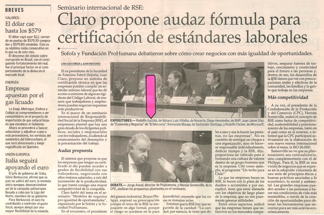 Seminario internacional de RSE