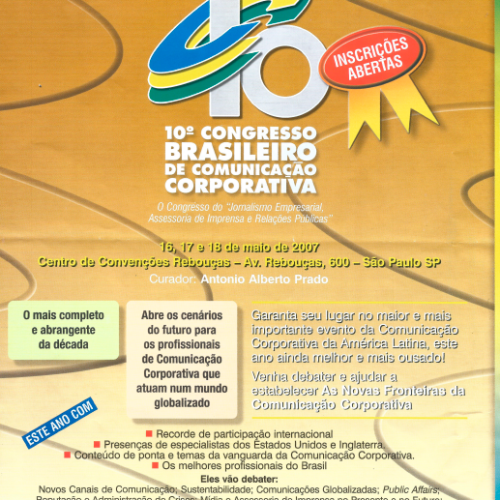 10° Congresso Brasileiro de Comunicação Corporativa II