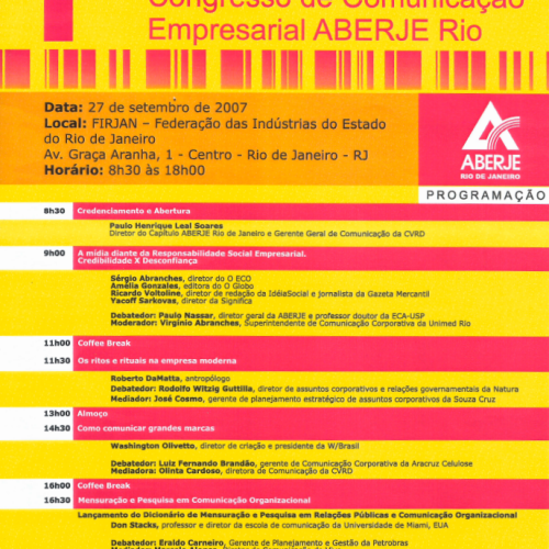 1° Congresso de Comunicação Empresarial ABERJE Rio