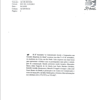 Ad Business I ”1° Seminário ”A Comunicação Social e Corporativa nas..”