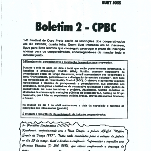 Boletim 2 – CPBC