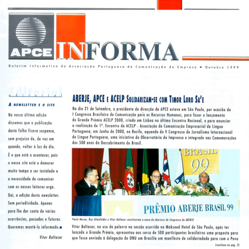 Boletim Informativo APCE