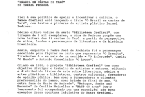 Brasil em Cartas de Tarô CREFISUL