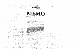 Brasmotor, MEMO I ”Comunicação – Atingindo objetivos de organização através…’
