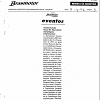 Brasmotor, eventos I Comunicação inicia 97 discutindo estratégias empresariais