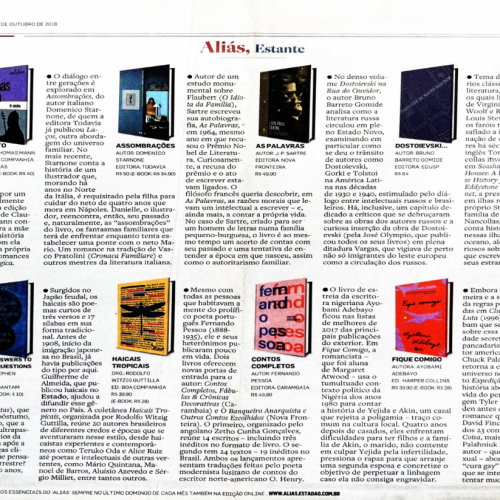 Jornal O Estado de S. Paulo I Aliás, Estante