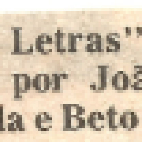 Jornal Folha de S. Paulo I “’Sopa de letras’ é o nome do livro lançado por João Carrascosa, Rodolfo Guttilla e Beto Caloni”
