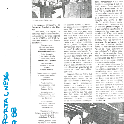 O Portal I “Suspensa no arVenus parou para verMeu filho mamar, Rodolfo Witzig Guttilla”