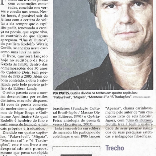 A Gazeta | Uns & Outros exalta a boa poesia