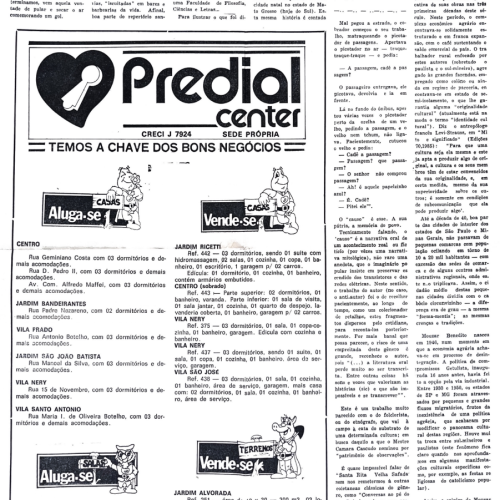 Jornal 1ª Página, São Carlos I “Santa Rita velha safada”
