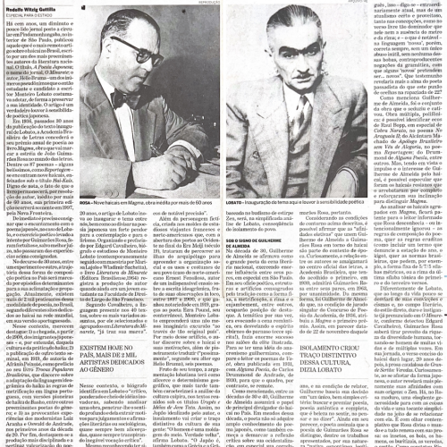 Jornal O Estado de S. Paulo I “O Brasil que reverencia o haicai”