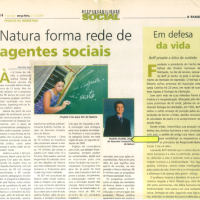 Natura forma rede de agentes sociais