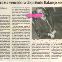 Natura é a Vendedora do prêmio Balanço Social