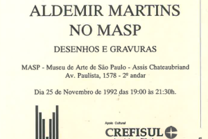 Convite Ademir Martins no MASP