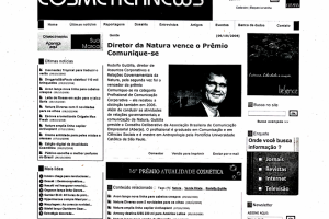 CosméticaNews I Diretor natura vence o prêmio Comunique-se