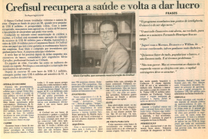 Crefisul recupera a saúde e volta a dar lucro