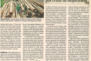 Crescem as autuações por crime de biopirataria
