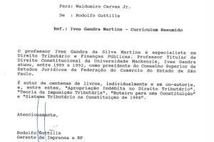 Curriculum Resumido