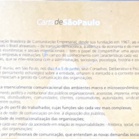 Carta de São Paulo ABERJE