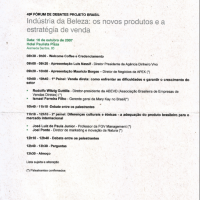 49° Fórum de Debates Proj. Brasil I Indústrua da Beleza