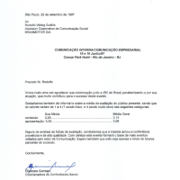 Avaliação do Público a Palestra