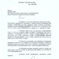 Convite Seminário Gestão Socialmente Responsável