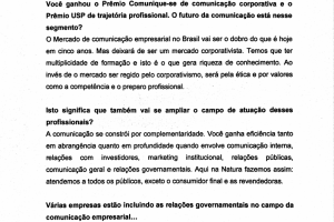 Entrevista Rodolfo Guttilla I Prêmio USP, Prêmio comunique-se