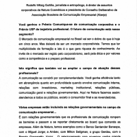 Entrevista Rodolfo Guttilla I Prêmio USP, Prêmio comunique-se