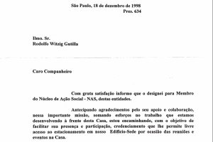 FIESP CIESP I Membro do Núcleo de Ação Social – NAS