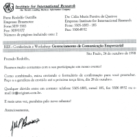 Formulário de Confirmação de Participação