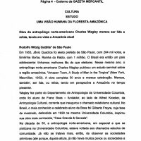 Gazeta Mercantil I Uma visão humana da floresta amazônica