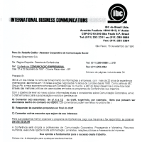 IBC I Conferência Comunicação Empresarial