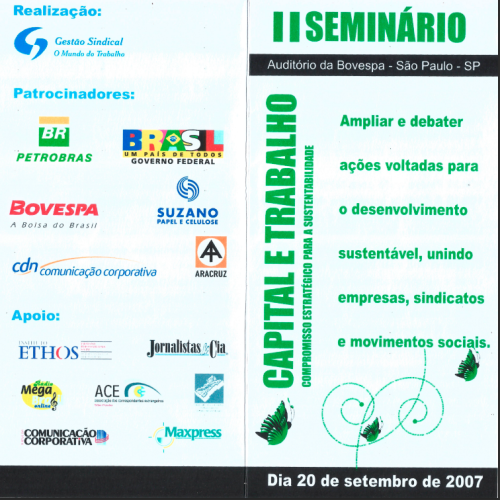 II Seminário I Capital e Trabalho