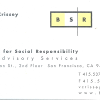 Cartão Valerie Crissey BSR