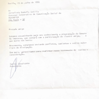 Progromação Semana da imprensa