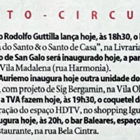 Jornal Folha de S. Paulo I “O antropólogo Rodolfo Witzig Guttilla lança hoje, às 18h30, o livro “A casa do santo & o santo d