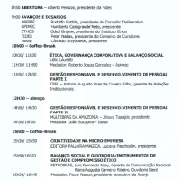 Seminário I Diálogo Transparência e Credibilidade da Gestão Socialmente Responsável