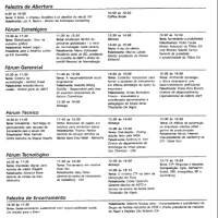 Programa da III Conferência Anual do Giro